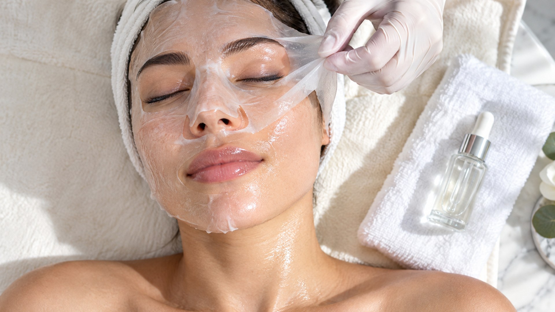 Illustrative library image of a hydrating facial sheet mask